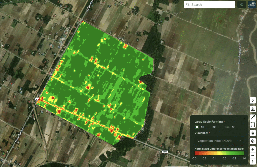 NDVI Analysis by LC60